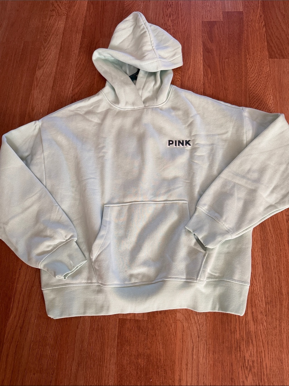 PINK Victoria's Secret Light Mint Green Pullover Hoodie
